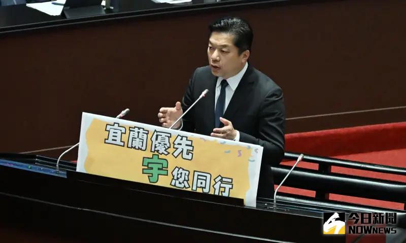 ▲罷免綠委陳俊宇不成案，陳俊宇表示盼風波就此落幕，重申自已身為宜蘭縣唯一區域立委，為民服務不分黨派。（圖／記者林調遜攝）